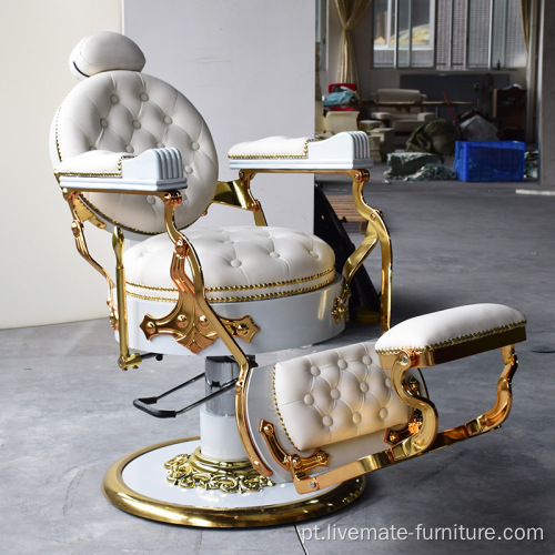 Vintage hidráulico vintage ouro a cadeira de barbeiro barato